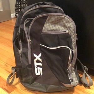Black STX Lacrosse Backpack -Great Used Condition!